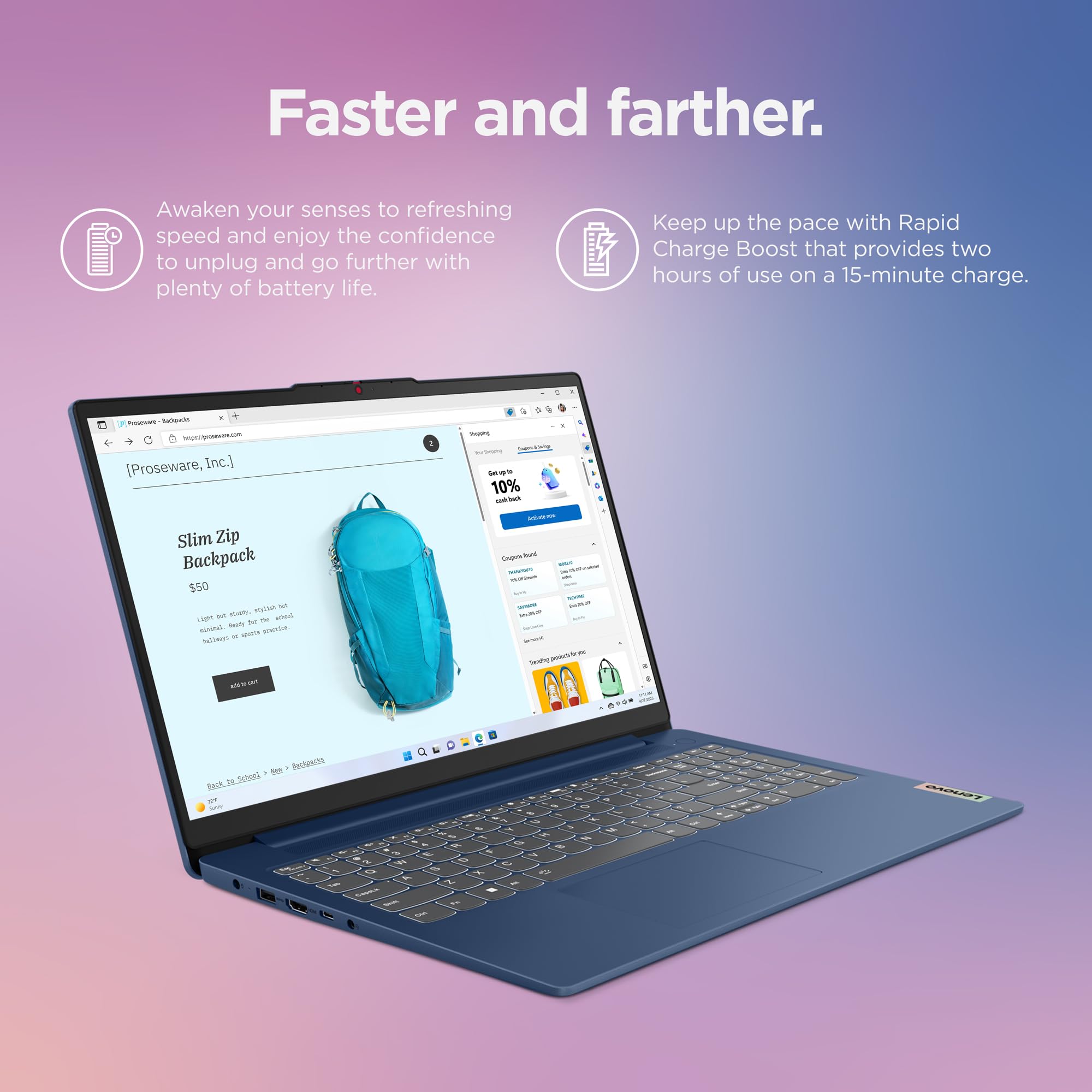 Lenovo IdeaPad Slim 3 - (2023) - Everyday Laptop - Lightweight - Windows 11-15.6