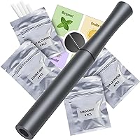 Quit Smoking Inhaler, Oral Fixation Quit Smoking Aid Inhaler with 4 Nicotine-Free Flavored Cotton Core for Craving Relief-2