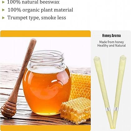 Beeswax Ear Wax Removal Candles Set of 10, Ear Candles Wax Removal Ear Wax Removal Candles for Ear Cleaning Ear Candles Wax Removal Ear Candles for Ear Candling Wax Removal Ear Wax Removal Kit