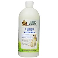 Nature's Specialties Re-Moisturizer with Aloe Dog Conditioner for Pets, Natural Choice for Professional Groomers, Rejuvenates Skin & Coat, Made in USA, 32 oz