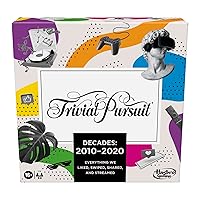 Trivial Pursuit Decades 2010 to 2020 Board Game for Adults and Teens, Pop Culture Trivia Game for 2 to 6 Players, Ages 16 and Up