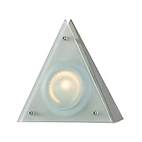 Cornerstone Lighting A722/29 Aurora 1 Light Wedge Disc Light, Stainless Steel