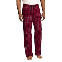 Men's Ultra Soft 100% Cotton Classical Sleepwear Comfortable Flannel Fleece Brush Plaid Pajama for Men