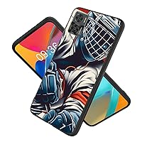 Sleek for Moto E22 4G Phone Case, 6.5 inch Cute Flag Ice Hockey Design, Shockproof TPU Cover, Ultimate Protection, Slim Fit, Anti-Fingerprint, Travel Essential