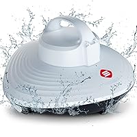 Robotic Cordless Pool Vacuum Cleaner with Brushless Motor,Powerful Pool Robot for Above Ground Pools, Up to 90 Mins Runtime, Self-Parking, Robot Vacuum for Summer Inground Flat Pool up to 50 Ft