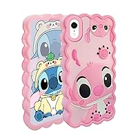 Cases for iPhone XR Case, Cute 3D Cartoon Unique Soft Silicone Cool Animal Rubber Character Shockproof Anti-Bump Protector Boys Kids Girls Gifts Cover Skin Shell for iPhone XR 6.1”