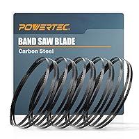 POWERTEC 59-1/2 Inch Bandsaw Blades, 1/8