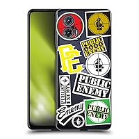 Officially Licensed Public Enemy Collage Graphics Soft Gel Case Compatible with Motorola Moto G73 5G