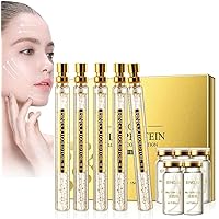 InstaLift Protein Thread Lifting Set, Soluble Protein Thread and Nano Gold Essence Combination With 5x Protein Thread, Gold Face Serum Active Collagen Silk Thread, Deeply Moisturize Skin
