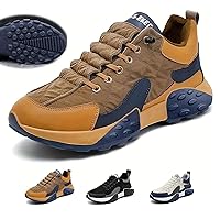 Men's Orthopedic Comfort Sneakers 2024 Waterproof Breathable Walking Tennis Comfortable Wide Shoes Slip on Sneaker