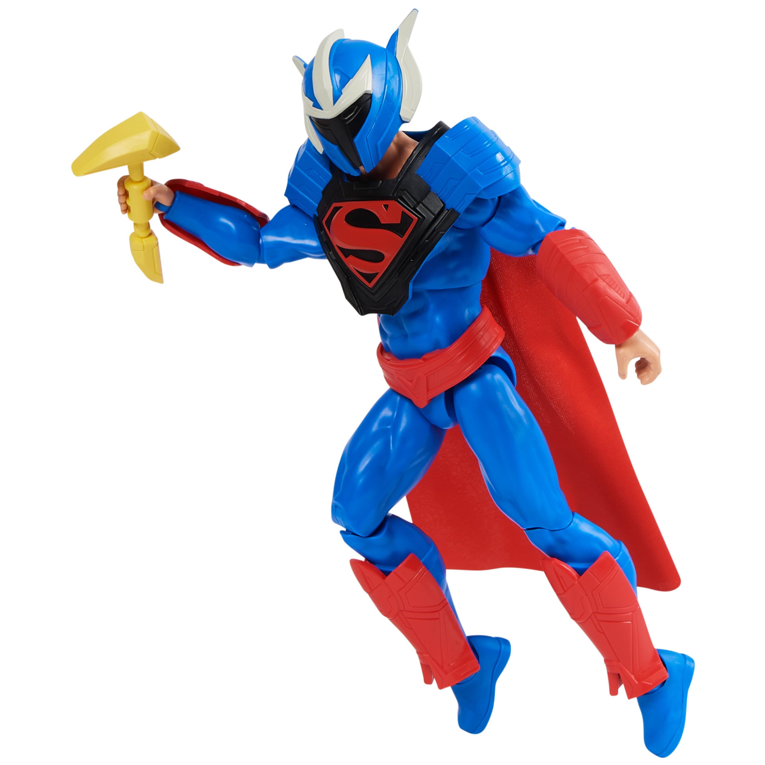 DC Comics, Superman Man of Steel Action Figure, DC Adventures, 12-inch, 9 Accessories, Collectible Superhero Kids Toys for Boys and Girls, Ages 4+