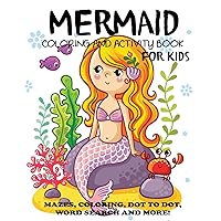Mermaid Coloring and Activity Book for Kids (Kids Activity Books) Mermaid Coloring and Activity Book for Kids (Kids Activity Books) Paperback