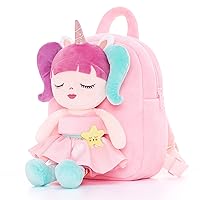 Lazada Girls Backpack with Doll Toddler Toys Baby Girls Gifts Rag Dolls 9.5“