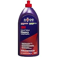 3M Perfect-It Gelcoat Heavy Cutting Compound, 36102, 1 Quart, Fiberglass Oxidation Remover for Boats and RVs