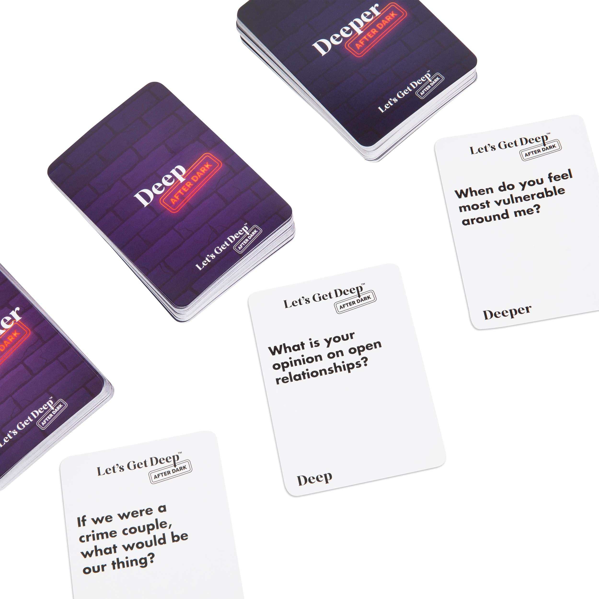 WHAT DO YOU MEME? Let's Get Deep: After Dark Expansion Pack – Conversation Cards for Couples - Pairs with The Love Language Card Game Let's Get Deep