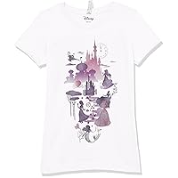 Disney Girl's Princess Collage T-Shirt
