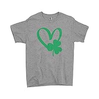 Threadrock Kids St Patricks Day Shamrock Heart Youth T-Shirt