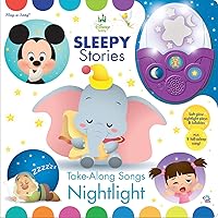 Disney Baby Mickey Mouse, Dumbo, and More! - Sleepy Stories Take-Along Songs Nightlight Sound Book - PI Kids (Play-A-Sound) Disney Baby Mickey Mouse, Dumbo, and More! - Sleepy Stories Take-Along Songs Nightlight Sound Book - PI Kids (Play-A-Sound) Board book