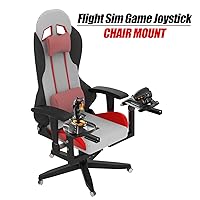 EG STARTS 2 Pack Chair Mount Hotas Mount Joystick Mount Compatible Logitech X52/X52 Pro/X56/X56 Rhino Hotas, Thrustmaster T. Flight Hotas/T.16000M FCS/TCA Officer Pack Airbus Edition, VKB Hotas Mount