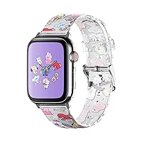 elago BT21 Band Compatible with Apple Watch Band 38mm 40mm 41mm 42mm 44mm 45mm 49mm compatible with iWatch Series Ultra2/Ultra/SE/9/8/7/6/SE/5/4/3/2/1, Soft Protective Strap [Official Merchandise]