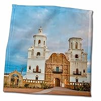 3dRose USA, Arizona, Tucson. Mission San Xavier del Bac - Towels (twl-380721-3)