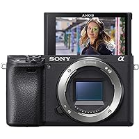 Sony Alpha 6400 | APS-C Mirrorless Camera (Fast 0.02s Autofocus, 24.2 Megapixels, 4K Movie Recording, Flip Screen for Vlogging)