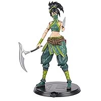 Official Akali Premium Collectible Action Figure with Base, Over 7-Inches Tall, The Champion Collection, Collector Grade, Ages 14 and Up