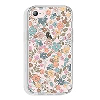 for iPhone SE Case (2022/2020/3rd/2nd), iPhone 8/7 Case 4.7 Inch Clear with Simple Design, Cute Protective TPU Bumper + Shockproof Non-Yellowing Cover for Women and Girls (Secret Garden)
