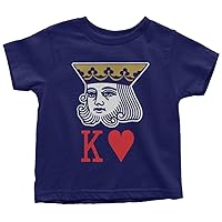 Threadrock Little Boys' King of Hearts Toddler T-Shirt