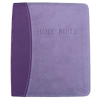 KJVER Thinline Bible/Personal Size-Dark Purple/Light Purple Ultrasoft KJVER Thinline Bible/Personal Size-Dark Purple/Light Purple Ultrasoft Leather Bound