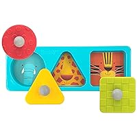 Sassy Eco Peek-a-Boo Puzzle | Made Green with Plant-Based Plastic | STEM Learning 6+ Months