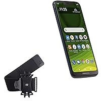 BoxWave Holster Compatible with Motorola Moto G7 Optimo Maxx - ActiveStretch Sport Armband, Adjustable Armband for Workout and Running - Jet Black