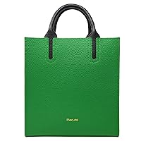 Parubi Clizia Handbag Tote Bag in Soft Genuine Leather, Handbag with Handles and Shoulder Strap, Made in Italy, Semi-Rigid Medium Shopper Bag with Handles for Women Elegant Girl, Clizia