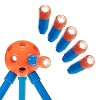 5 Piece Light Set for Kids 4-8 - STEM Building DIY Educational Toy - Blue and Red Bright Builder