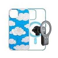 Sonix Case + MagLink Car Mount for MagSafe iPhone 14 / iPhone 13 | Glitter Day Dream Clouds