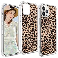 Cute Case for iPhone 14 Pro Max Leopard Cheetah Print for Women Girly Designer for Girls, Aesthetic Cool Kawaii with Cute Leopard Cheetah Spot Theme Design Compatible with iPhone 14 Pro Max