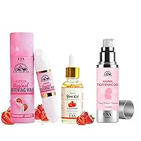 Ultimate Feminine Rejuvenation Trio: Wand, Gel and Yoni Oil for Vaginal Tightening, Rejuvenation, Effective Vaginial Tightening Gel, Coochie Tightener Wand and Feminine Yoni Oil