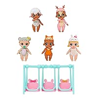 Surprise Mini Babies Woodland-Themed Bundle - Value Playset with 5 Collectible Mini Baby Dolls, for Kids Ages 3 and Up