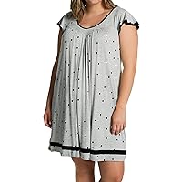 ELLEN TRACY Women's 9015331 Plus Yours To Love Short Sleeve Chemise