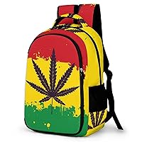 Legalize Weed with Hemp Leaf Laptop Backpack Durable Computer Shoulder Bag Business Work Bag Camping Travel Daypack
