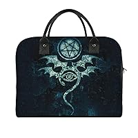 Evil Eye Travel Tote Bag Large Capacity Laptop Bags Beach Handbag Lightweight Crossbody Shoulder Bags for Office