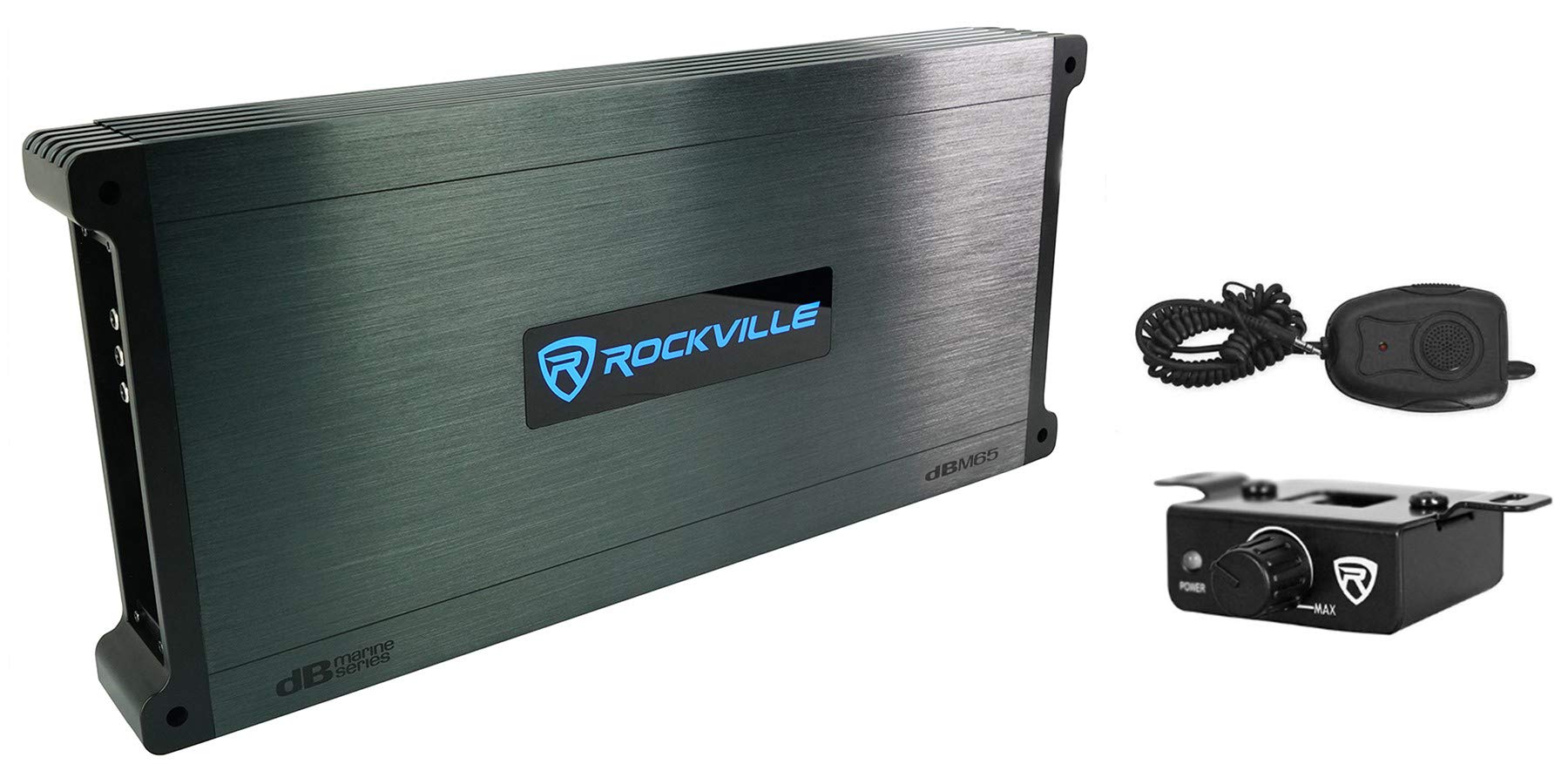 Rockville DBM65 6-Channel 2600w Peak/660w RMS CEA Rated Marine/Boat Amplifier