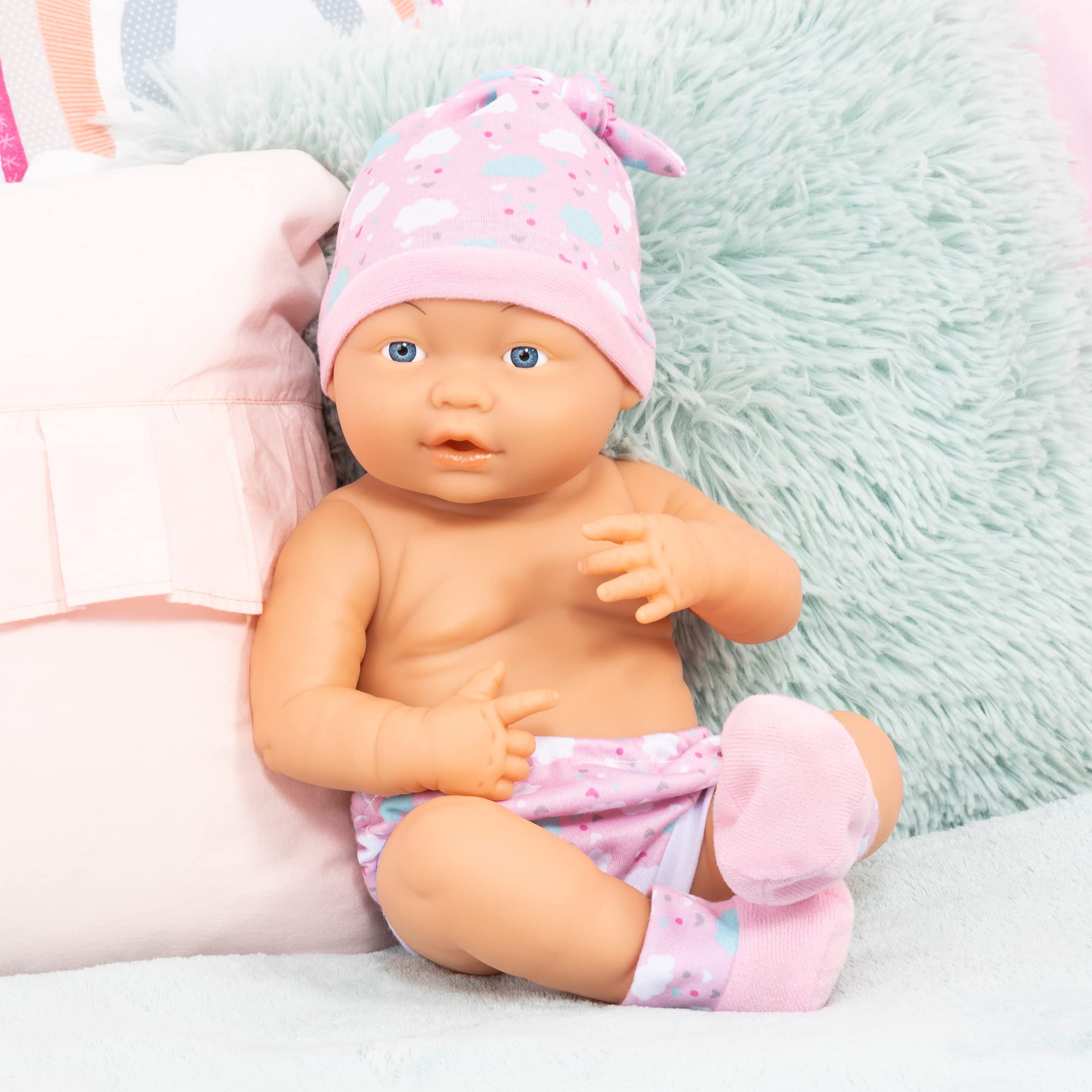 Bayer Design Dolls: New Born Baby - Pink, Sheep - with Outfit & Accessories, 15