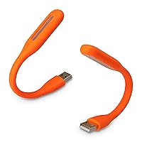 BoxWave Universal BoxWave EverBrite USB Light - 9 inch, Flexible USB Powered Radiant Lamp - Perfect for Reading! (Bold Orange)