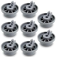 8 Packs 165314 Dishwasher Wheels Lower Rack Fit for Bosch,Dishwasher Wheels Replaces Dish Rack Part Number 420198 AP2802428 PS3439123