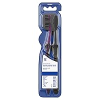 Oral-B Charcoal Toothbrushes, Medium 2ct (Color May Vary)