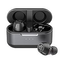 JLab Epic Lab Edition True Wireless Earbuds, Hybrid Dual Drivers, Spatial Audio, Multipoint BT, Wireless or USB-C Charging, Wear Detect Auto Play/Pause, Google Fast Pair