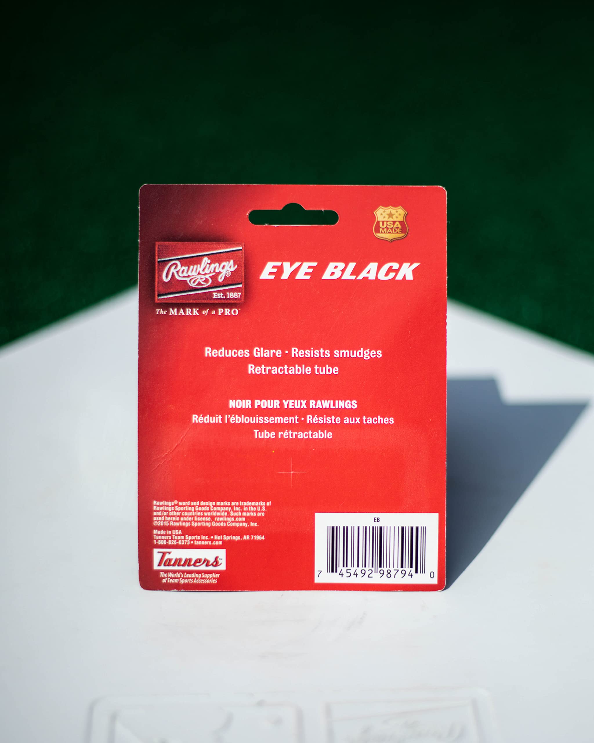 Rawlings | Eye Black | Retractable Tube, Multi, 1 Count (Pack of 1)