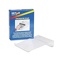 VICTOR LS125 Large Angled Acrylic Calculator Stand, 9 x 11 x 2, Clear