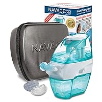 Starter Bundle - Navage Nasal Irrigation System - Saline Nasal Rinse Kit with 1 Navage Nose Cleaner, 30 SaltPods and Black Travel Case